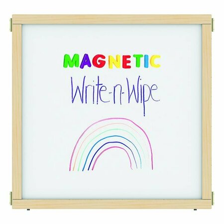 KYDZ SUITE 1512JCAMG 36 1/2'' x 35 1/2'' A-Height Magnetic Write-n-Wipe Panel 5311512AMG